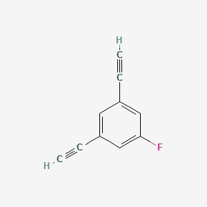 molecular formula C10H5F B2906525 1,3-Diethynyl-5-fluorobenzene CAS No. 219633-74-6