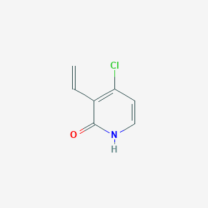molecular formula C7H6ClNO B2906613 4-Chloro-3-ethenylpyridin-2-OL CAS No. 2126177-42-0
