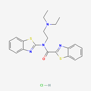 N-(benzo[d]thiazol-2-yl)-N-(2-(diethylamino)ethyl)benzo[d]thiazole-2-carboxamide hydrochloride