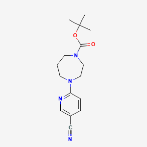 Tert-butyl 4-(5-cyanopyridin-2-yl)-1,4-diazepane-1-carboxylate