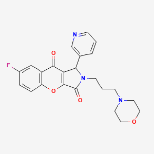 7-Fluoro-2-(3-morpholinopropyl)-1-(pyridin-3-yl)-1,2-dihydrochromeno[2,3-c]pyrrole-3,9-dione