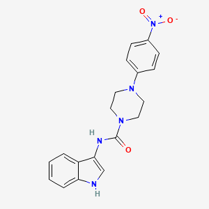 N-(1H-indol-3-yl)-4-(4-nitrophenyl)piperazine-1-carboxamide