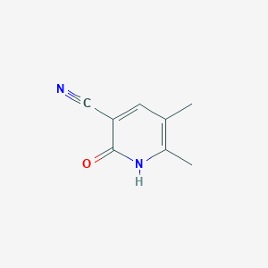 molecular formula C8H8N2O B029069 5,6-Dimethyl-2-oxo-1,2-dihydropyridine-3-carbonitrile CAS No. 72716-80-4