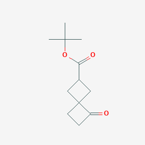 molecular formula C12H18O3 B2906923 Tert-butyl 7-oxospiro[3.3]heptane-2-carboxylate CAS No. 2580205-13-4