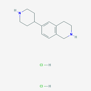 6-(Piperidin-4-yl)-1,2,3,4-tetrahydroisoquinoline dihydrochloride