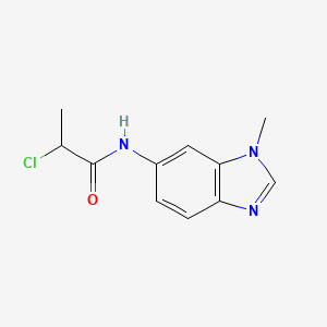 2-Chloro-N-(3-methylbenzimidazol-5-yl)propanamide