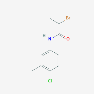 2-Bromo-N-(4-chloro-3-methylphenyl)propanamide