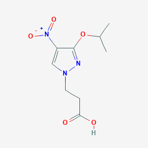 3-(3-isopropoxy-4-nitro-1H-pyrazol-1-yl)propanoic acid