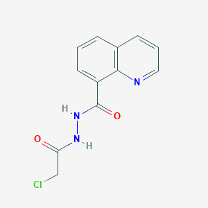 N'-(2-Chloroacetyl)quinoline-8-carbohydrazide