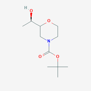 Tert-butyl 2-[(1R)-1-hydroxyethyl]morpholine-4-carboxylate