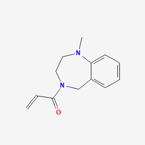 1-(1-Methyl-3,5-dihydro-2H-1,4-benzodiazepin-4-yl)prop-2-en-1-one