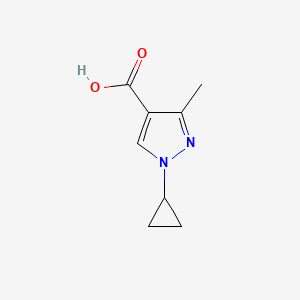 1-Cyclopropyl-3-methyl-1H-pyrazole-4-carboxylic acid