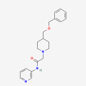 2-(4-((benzyloxy)methyl)piperidin-1-yl)-N-(pyridin-3-yl)acetamide