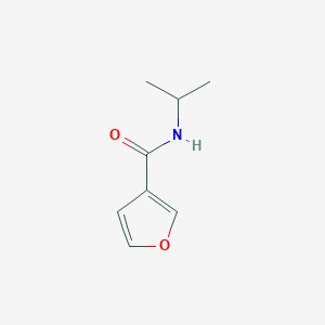 molecular formula C8H11NO2 B2907139 N-isopropylfuran-3-carboxamide CAS No. 1090869-71-8