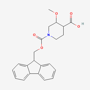 1-[(9H-fluoren-9-ylmethoxy)carbonyl]-3-methoxypiperidine-4-carboxylic acid