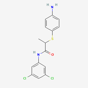 2-[(4-Aminophenyl)thio]-N-(3,5-dichlorophenyl)-propanamide