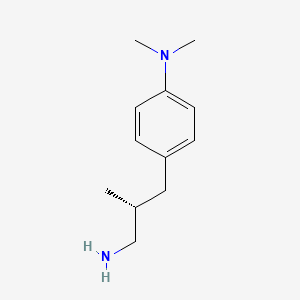 4-[(2R)-3-Amino-2-methylpropyl]-N,N-dimethylaniline