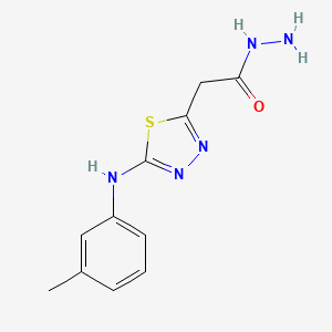 2-{5-[(3-Methylphenyl)amino]-1,3,4-thiadiazol-2-yl}acetohydrazide