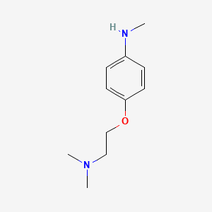 molecular formula C11H18N2O B2907217 4-[2-(dimethylamino)ethoxy]-N-methylaniline CAS No. 1160623-57-3