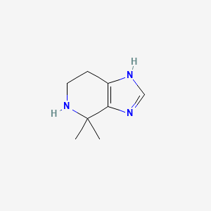 molecular formula C8H13N3 B2907260 4,4-Dimethyl-4,5,6,7-tetrahydro-3H-imidazo[4,5-c]pyridine CAS No. 4875-37-0