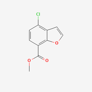 molecular formula C10H7ClO3 B2907270 Methyl 4-chlorobenzofuran-7-carboxylate CAS No. 99517-48-3