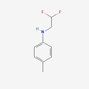 molecular formula C9H11F2N B2907376 (2,2-Difluoroethyl)(4-methylphenyl)amine CAS No. 1178471-37-8
