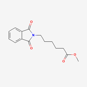 molecular formula C15H17NO4 B2907409 Methyl 6-(1,3-dioxoisoindol-2-yl)hexanoate CAS No. 5683-12-5