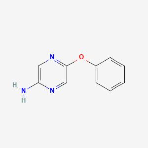 molecular formula C10H9N3O B2907429 5-Phenoxypyrazin-2-amine CAS No. 1539595-03-3