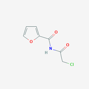 molecular formula C7H6ClNO3 B2907546 N-(2-chloroacetyl)furan-2-carboxamide CAS No. 878466-49-0