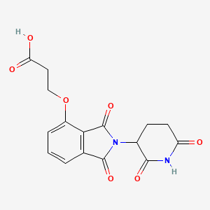 molecular formula C16H14N2O7 B2907596 Thalidomide-O-C2-acid 