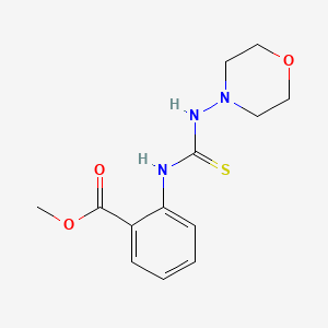 B2907626 Methyl 2-(morpholin-4-ylcarbamothioylamino)benzoate CAS No. 440121-03-9