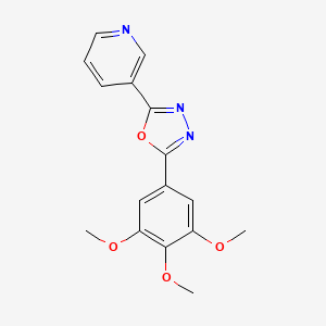 molecular formula C16H15N3O4 B2907688 TMV-IN-10 