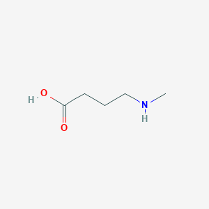 molecular formula C5H11NO2 B029077 4-(Methylamino)butanoic acid CAS No. 1119-48-8