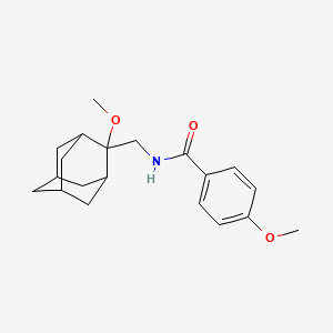 4-methoxy-N-(((1R,3S,5r,7r)-2-methoxyadamantan-2-yl)methyl)benzamide
