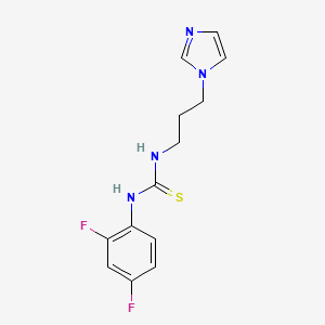 molecular formula C13H14F2N4S B2907800 IR415 