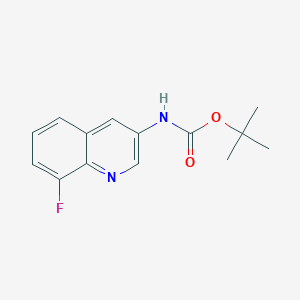 molecular formula C14H15FN2O2 B2908001 Tert-butyl n-(8-fluoroquinolin-3-yl)carbamate CAS No. 2193061-70-8