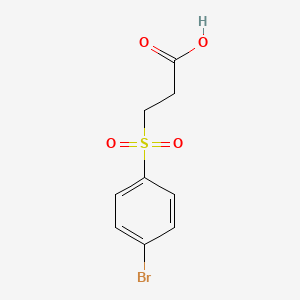molecular formula C9H9BrO4S B2908014 3-(4-Bromobenzenesulfonyl)propanoic acid CAS No. 200643-57-8