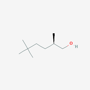molecular formula C9H20O B2908038 (2R)-2,5,5-Trimethylhexan-1-ol CAS No. 2248210-04-8