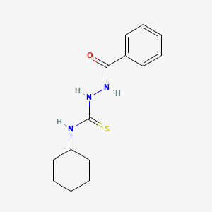 B2908039 2-benzoyl-N-cyclohexylhydrazinecarbothioamide CAS No. 26131-20-4