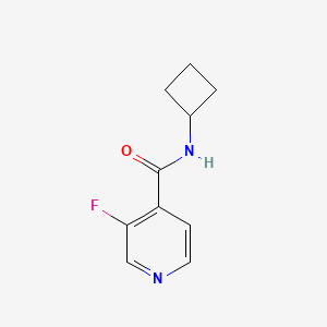 molecular formula C10H11FN2O B2908196 N-cyclobutyl-3-fluoropyridine-4-carboxamide CAS No. 1600939-46-5