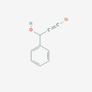 molecular formula C9H7BrO B2908200 3-Bromo-1-phenylprop-2-yn-1-ol CAS No. 10508-57-3