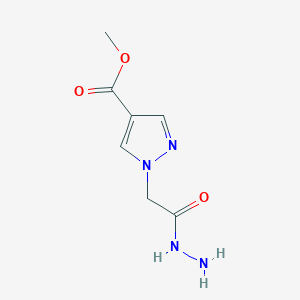 B2908204 methyl 1-(2-hydrazinyl-2-oxoethyl)-1H-pyrazole-4-carboxylate CAS No. 1174853-18-9