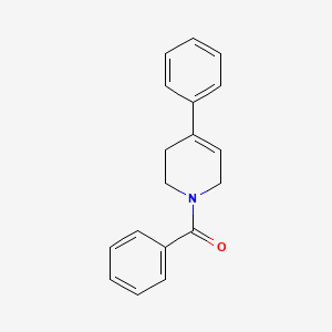 molecular formula C18H17NO B2908207 1-benzoyl-4-phenyl-1,2,3,6-tetrahydropyridine CAS No. 1257268-45-3
