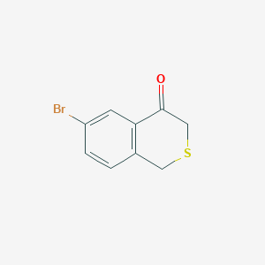 6-bromo-3,4-dihydro-1H-2-benzothiopyran-4-one