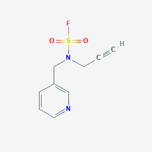 N-Prop-2-ynyl-N-(pyridin-3-ylmethyl)sulfamoyl fluoride
