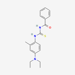 N-benzoyl-N'-[4-(diethylamino)-2-methylphenyl]thiourea