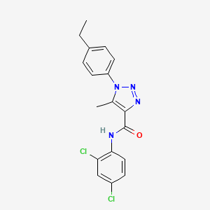 N-(2,4-dichlorophenyl)-1-(4-ethylphenyl)-5-methyl-1H-1,2,3-triazole-4-carboxamide