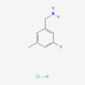 (3-Fluoro-5-methylphenyl)methanamine hydrochloride
