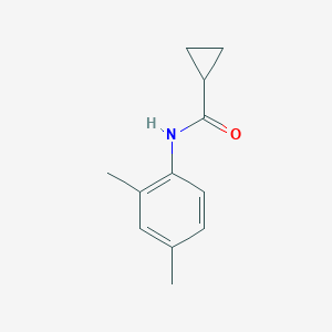molecular formula C12H15NO B290846 N-(2,4-dimethylphenyl)cyclopropanecarboxamide 
