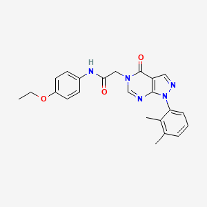 2-[1-(2,3-dimethylphenyl)-4-oxopyrazolo[3,4-d]pyrimidin-5-yl]-N-(4-ethoxyphenyl)acetamide